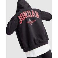 Jordan Full Zip Graphic Hoodie Junior - Black - Kids