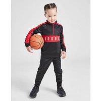 Jordan Poly 1/4 Zip Tracksuit Children - Black