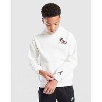 Jordan Landed Overhead Hoodie Junior - White