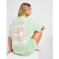 Unlike Humans Coffee T-Shirt - Green - Womens