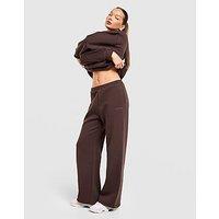 DAILYSZN Everyday Wide Leg Joggers - Brown - Womens