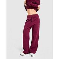 DAILYSZN Everyday Wide Leg Joggers - Burgundy - Womens
