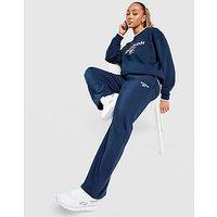 Reebok Retro Wide Leg Joggers - Blue - Womens