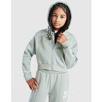 Pink Soda Sport Girls' Sage Crop Full Zip Hoodie Junior - Green