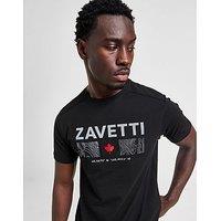 Zavetti Canada Ovello Contour T-Shirt - Black - Mens