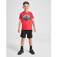 Zavetti Canada Botticini Reflective T-Shirt/Shorts Set Children - black