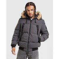 Zavetti Canada Navax Short Parka Jacket - Grey - Mens