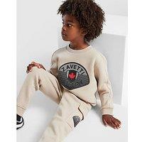 Zavetti Canada Botticini Reflective Crew Tracksuit Children - Beige