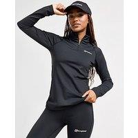 Berghaus Tech Mesh 1/4 Zip Top - Black - Womens