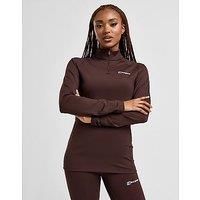 Berghaus Tech Mesh 1/4 Zip Top - Brown - Womens