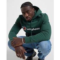 Berghaus Over The Head Logo Hoodie - Green - Mens