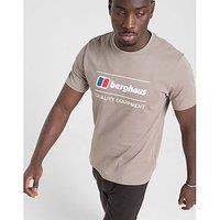 Berghaus Stack Logo T-Shirt - Brown - Mens