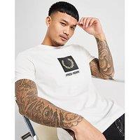 Fred Perry Stack T-Shirt - White - Mens