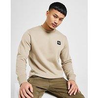 Fred Perry Badge Crew Sweatshirt - Grey - Mens