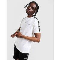 Fred Perry Tape Ringer T-Shirt - White - Mens