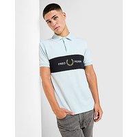 Fred Perry Cut & Sew Polo Shirt - Blue - Mens