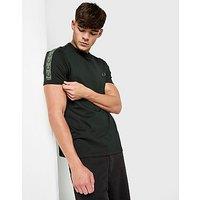 Fred Perry Tape Ringer T-Shirt - Green - Mens
