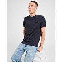 Fred Perry Badge Panel T-Shirt - Blue - Mens