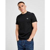 Fred Perry Badge Panel T-Shirt - Black - Mens