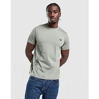 Fred Perry Oversized Laurel Wreath T-Shirt - Grey - Mens