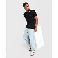Fred Perry Twin Tipped Polo Shirt - Black - Mens