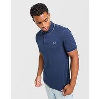 Fred Perry Twin Tipped Polo Shirt - Blue - Mens