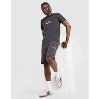 Fred Perry Emblem Stack T-Shirt - Grey - Mens