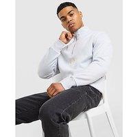 Fred Perry Original Stack 1/2 Zip Sweatshirt - Blue - Mens