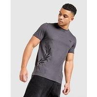 Fred Perry Side Logo T-Shirt - Grey - Mens