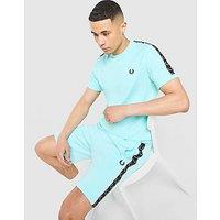 Fred Perry Tape T-Shirt - Green - Mens