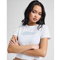 Hoodrich Denim Baby T-Shirt - White - Womens
