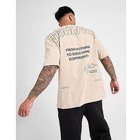 Hoodrich Galaxy Oversized T-Shirt - Stone - Mens