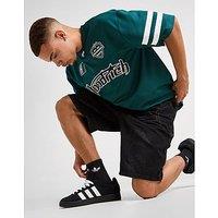 Hoodrich Laser Cut Denim Shorts - Black - Mens