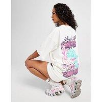 Hoodrich Erupt Boyfriend T-Shirt - White - Womens