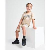 Hoodrich Shadow T-Shirt/Shorts Set Children - brown - Kids