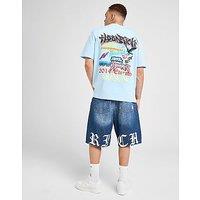 Hoodrich Graffiti Rave T-Shirt - Blue - Mens