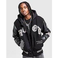 Hoodrich Vertigo Varsity Jacket - Black - Mens