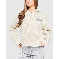 Hoodrich Nytrex Full Zip Hoodie - Grey - Womens