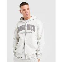 Hoodrich Cursed Full Zip Hoodie - Grey - Mens