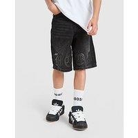 Hoodrich Gradient Denim Jorts Junior - Black