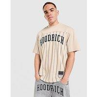 Hoodrich Varsity Stripe T-Shirt - Beige - Mens