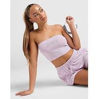 JUICY COUTURE Diamante Logo Bandeau Top - Purple - Womens