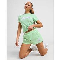 JUICY COUTURE Script Boucle Logo T-Shirt - Green - Womens