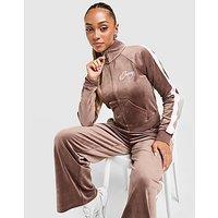 JUICY COUTURE Script Velour Track Top - Brown - Womens