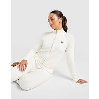 JUICY COUTURE Knit Full Zip Track Top - White - Womens