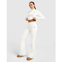 JUICY COUTURE Knit Fold-Over Pants - White - Womens