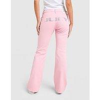 JUICY COUTURE Y2K Denim Flared Jeans - Pink - Womens