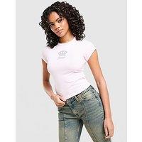 JUICY COUTURE Crown Baby T-Shirt - Pink - Womens