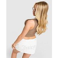 JUICY COUTURE Denim Mini Skirt - White - Womens
