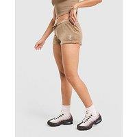 JUICY COUTURE Micro Velour Shorts - Brown - Womens